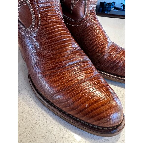 1970’s Levi’s Orange Tab Women's Size 10 Vintage Leather Cowboy Western Boots - Picture 3 of 9